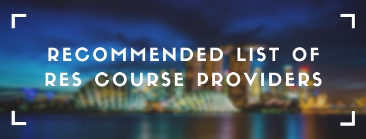 TOP Recommended RES or Property Agent Course Providers