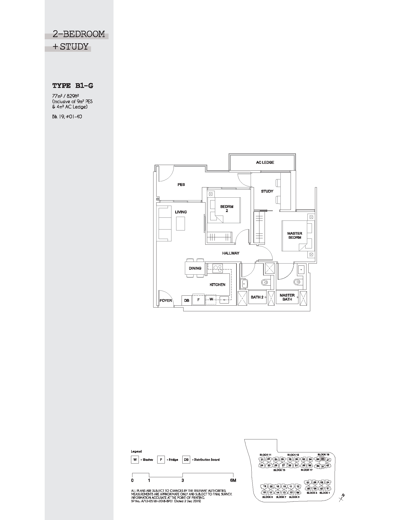 Parc-Canberra-ec-floor-plan-2-bedroom-study-singapore