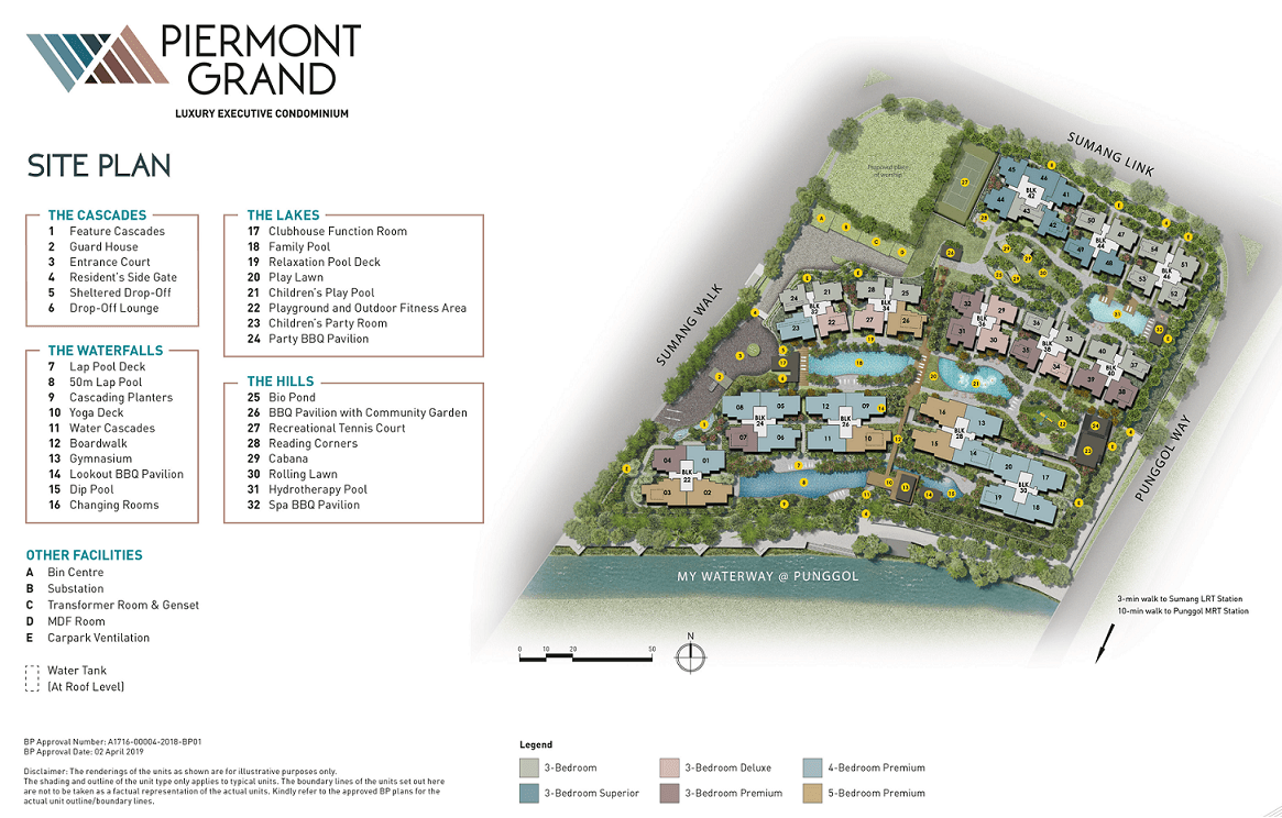 Piermont Grand EC at Punggol Sumang Walk - Site Plan