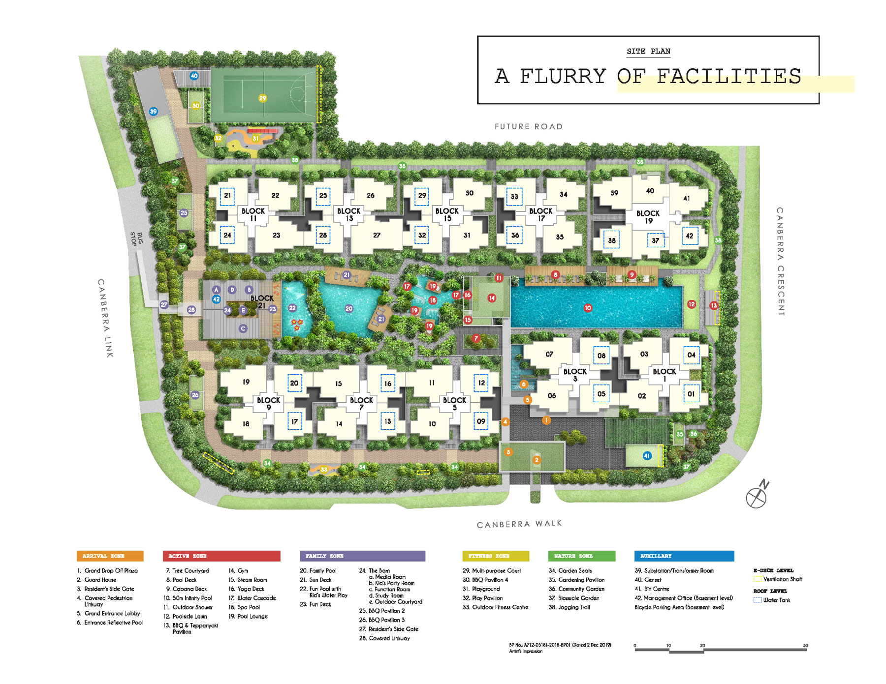 parc canberra ec site plan singapore