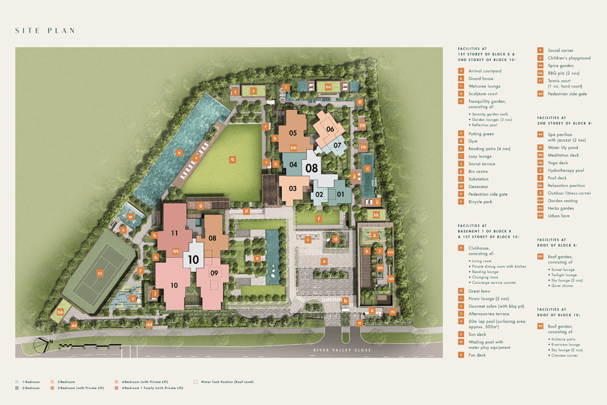 The Avenir New Launch Condominium Singapore District 9 River Valley Close Property Site Plan Darren Ong +6593839588 www.darrenong.sg