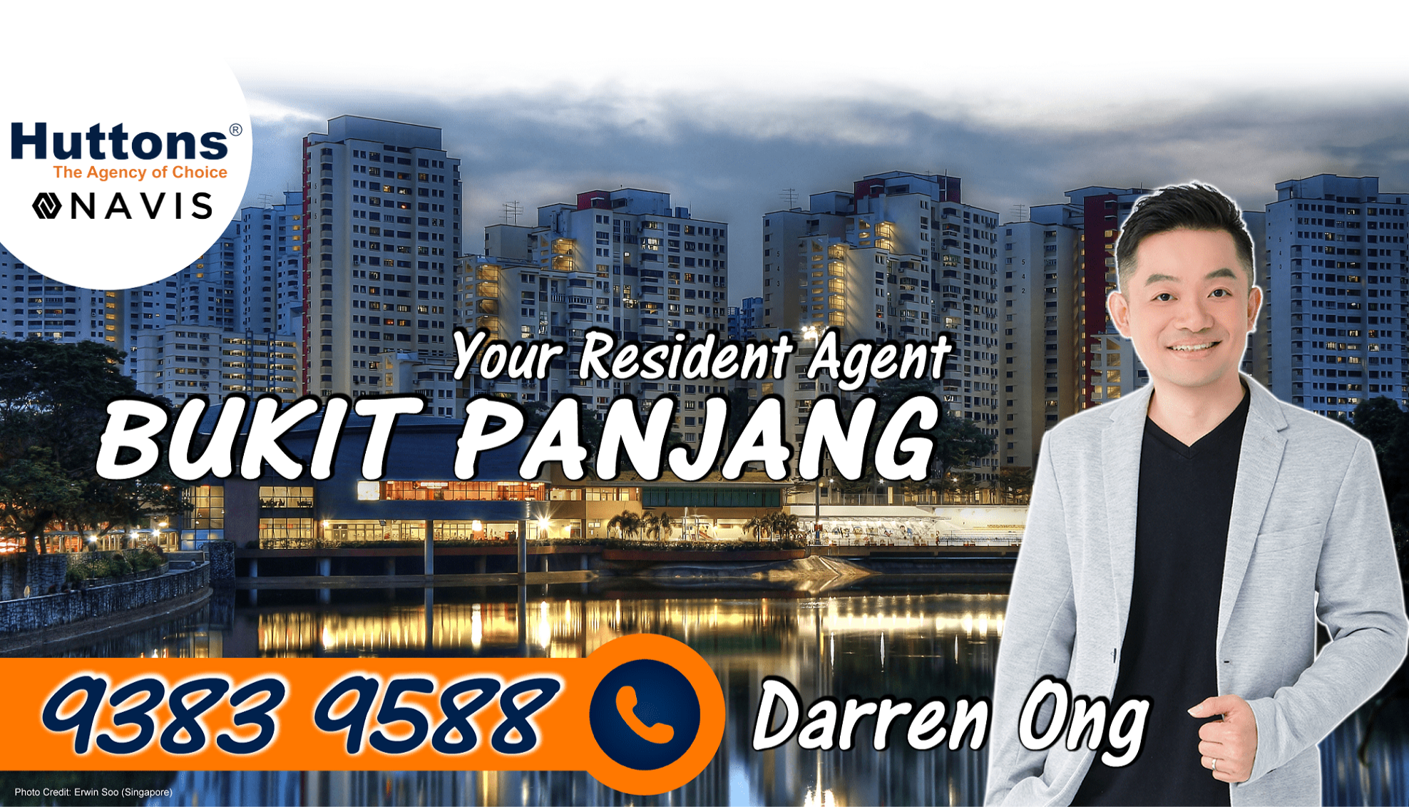Experienced Bukit Panjang Resident Agent - Darren Ong 93839588