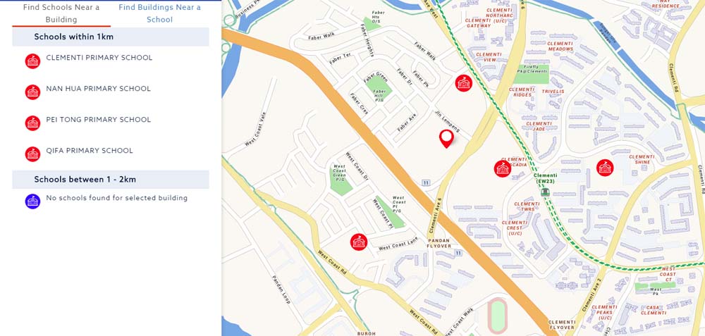 Parc Clematis Primary School Within 1 km Radius