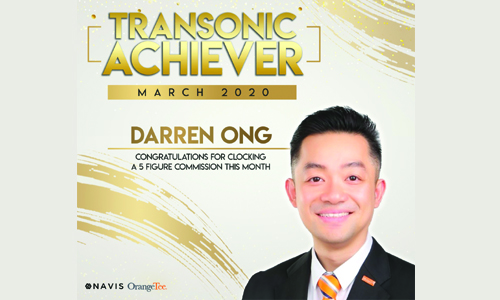 Darren Ong Property Agent +6593839588 - 2020 Transonic Award