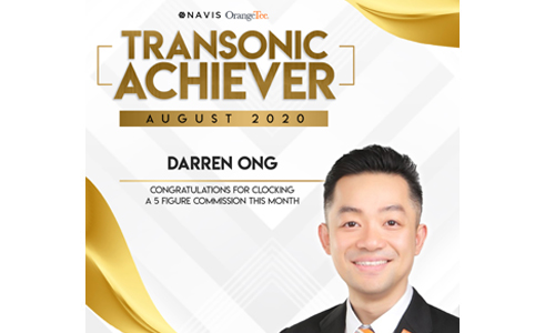 Darren Ong Property Agent +6593839588 - 2020 Transonic Award