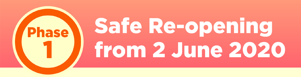 COVID-19 Phase 1 Safe Re-opening