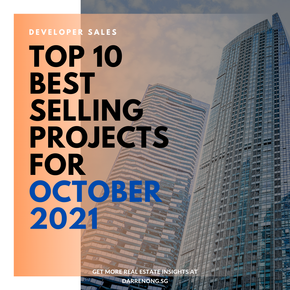 Singapore New Launch Top 10 Best Selling Developer Sale for Oct 2021