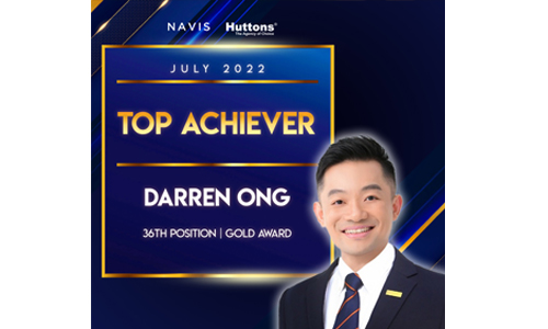 Darren Ong Singapore Property Agent July 22 Top Achiever