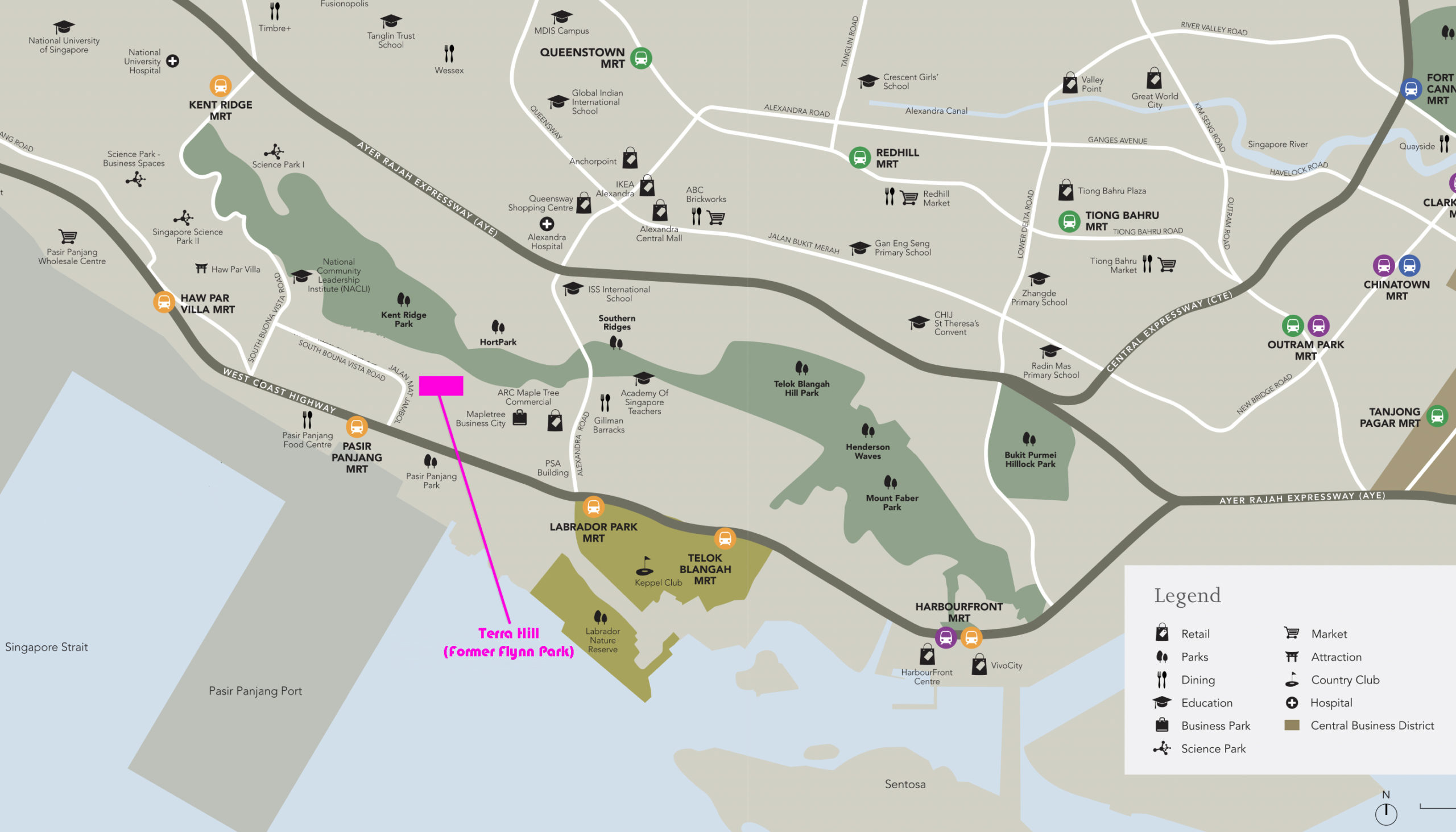 Terra Hill Location Map (Former Flynn Park Condo) New Launch