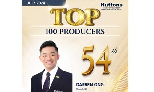 Darren Ong Singapore Property Agent Top Producer Award 64 - July 2024