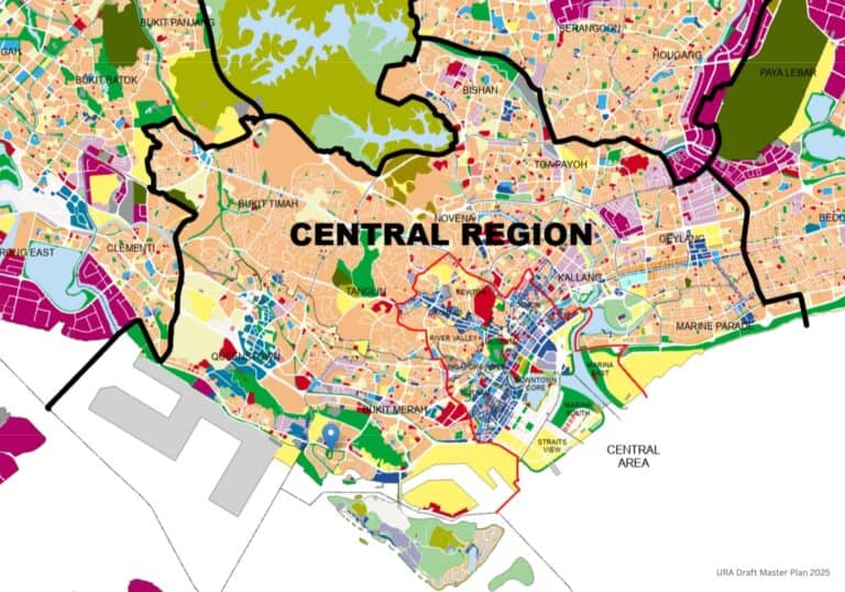 Singapore Central Region Transformation - URA Draft Master Plan 2025