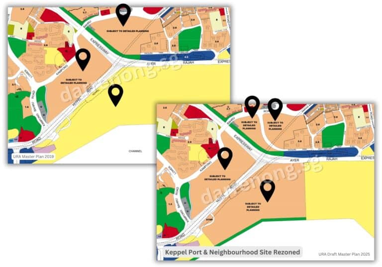 Keppel Neighbourhood Cluster Site Rezoned for More Housing - Draft Master Plan 2025