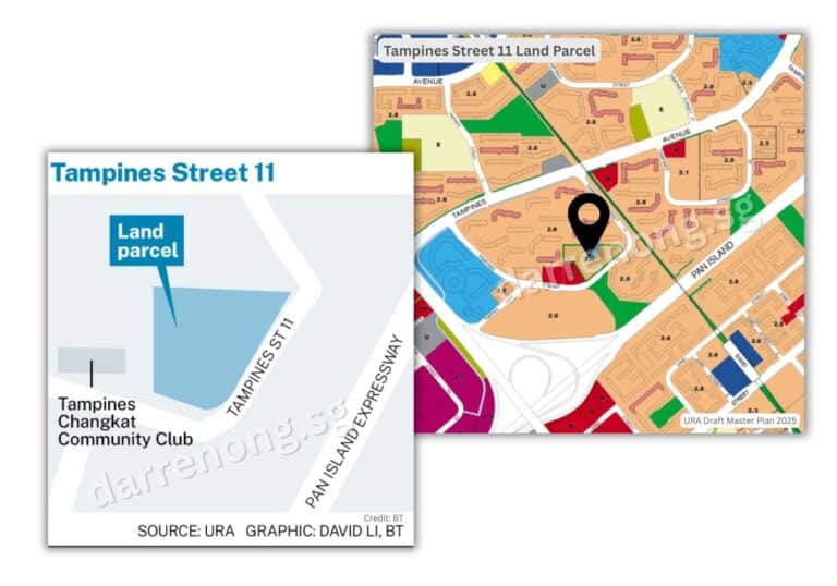 Tampines Street 11 Land Parcels