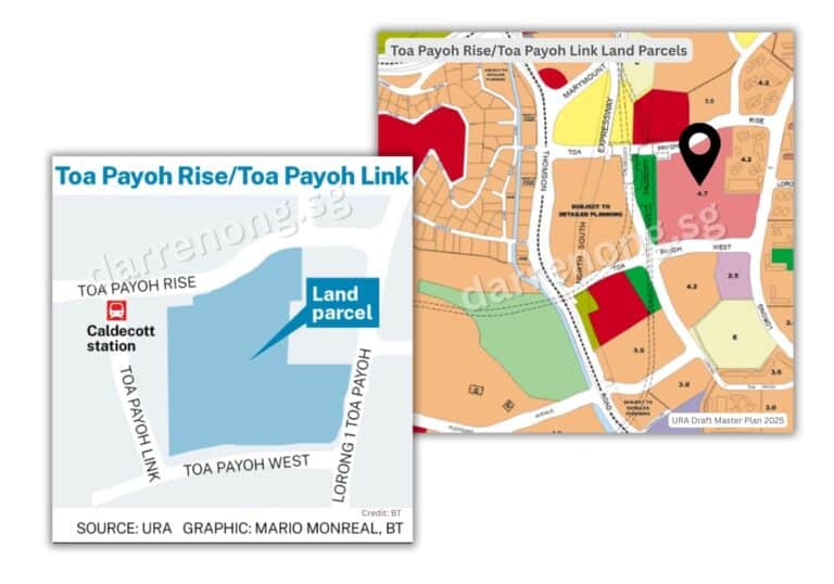 Toa Payoh Rise,Toa Payoh Link Land Parcels