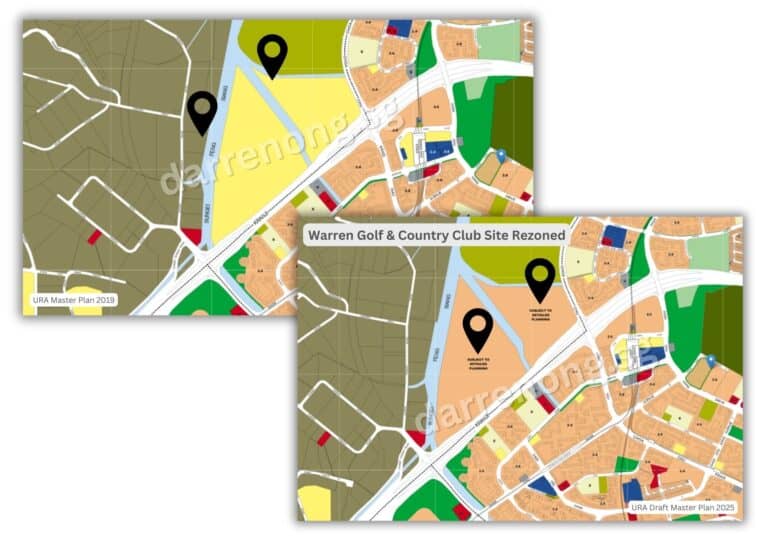 Warren Golf & Country Club Site Rezoned For More Future Housing - Draft Master Plan 2025