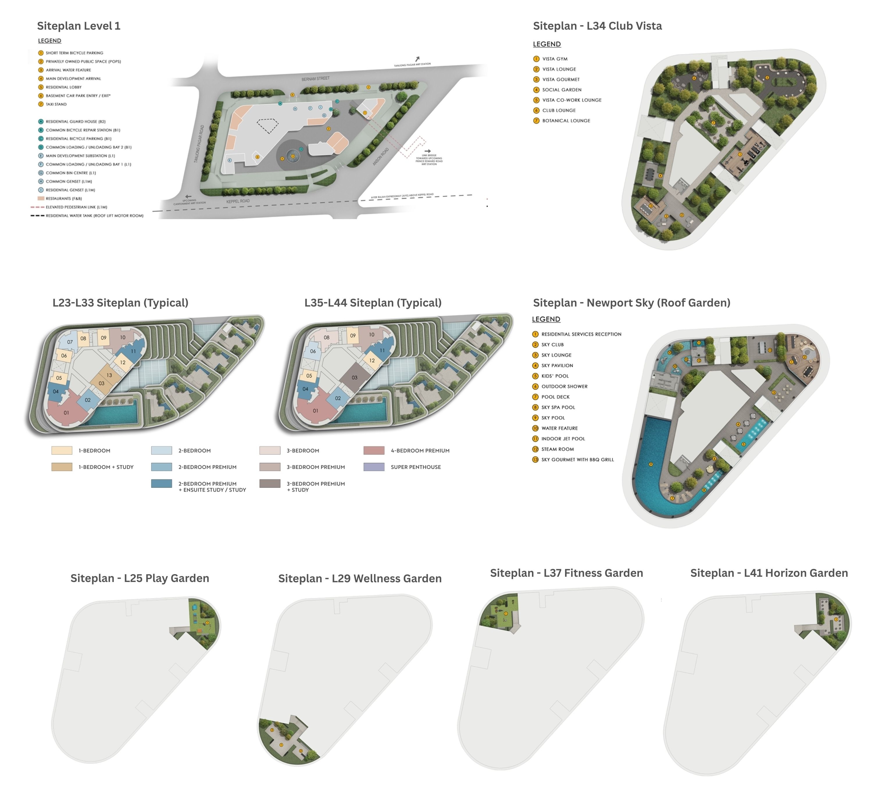 Newport Residences Siteplan - Anson Road New Launch