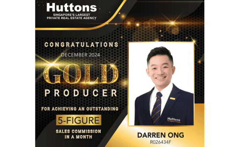 Darren Ong Singapore Property Agent Gold Award 67 - Dec 2024