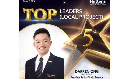 Darren Ong Singapore Property Agent Gold Award 73 - May 2025