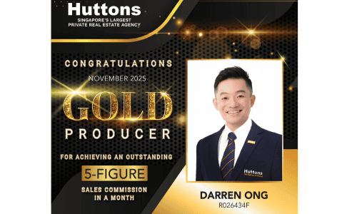 Darren Ong Singapore Property Agent Gold Award 76 - Nov 2025