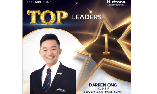 Darren Ong Singapore Property Agent TOP Leader Award 79 - Top Leader Dec 2025
