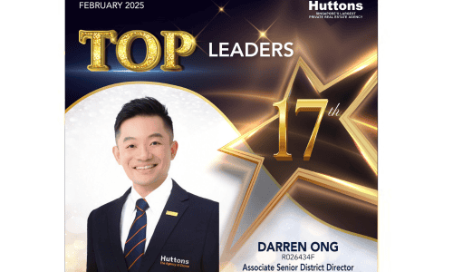 Darren Ong Singapore Property Agent Top Leader Award 69 - Feb 2025