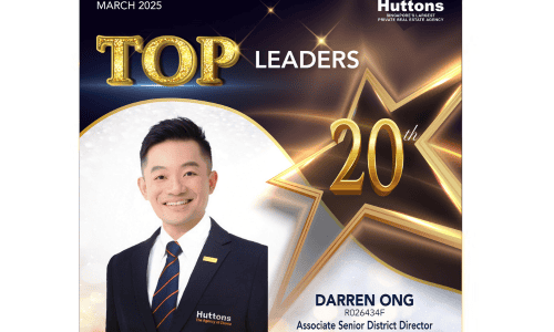 Darren Ong Singapore Property Agent Top Leaders Award 71 - Mar 2025