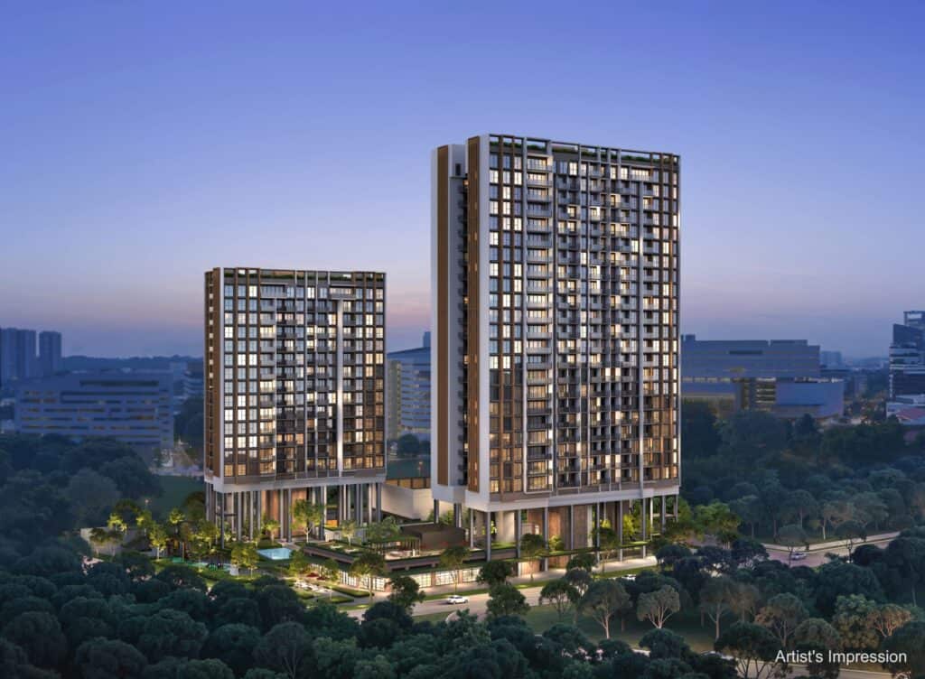 Hudson Place Residences at Media Circle District 5, Buona Vista by Qingjian Realty, Forsea Holdings, CYZ Land Pte. Ltd and Jianan Capital.