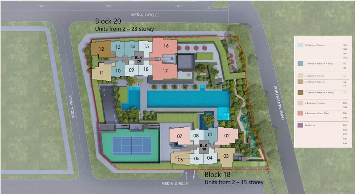 Hudson Place Residences Site plan