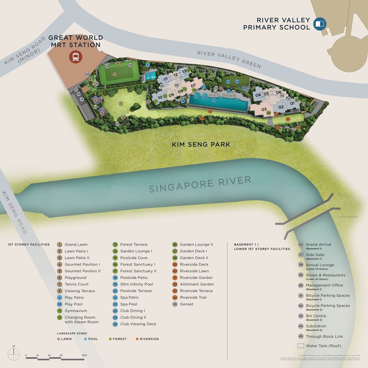 River Modern Site Plan - 2006 New Launch In D09 River Valley Green
