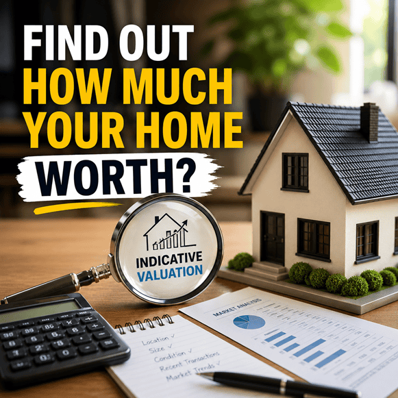 Find out how much your home worth - Indicative valuation