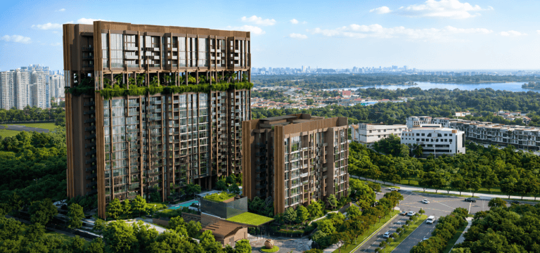 Lentoria new launch condominium at Lentor Hills in Singapore, featuring modern residential towers surrounded by greenery.