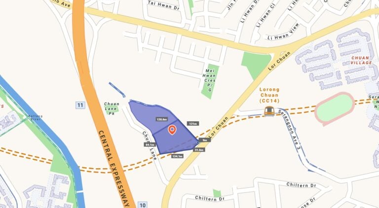 One Chuan Grove New Launch Condo in Chuan Grove Location Map in District 19